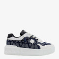 נעל של ולנטינו צבע כחול – Valentino LOW TOP SNEAKER IN NAPPA