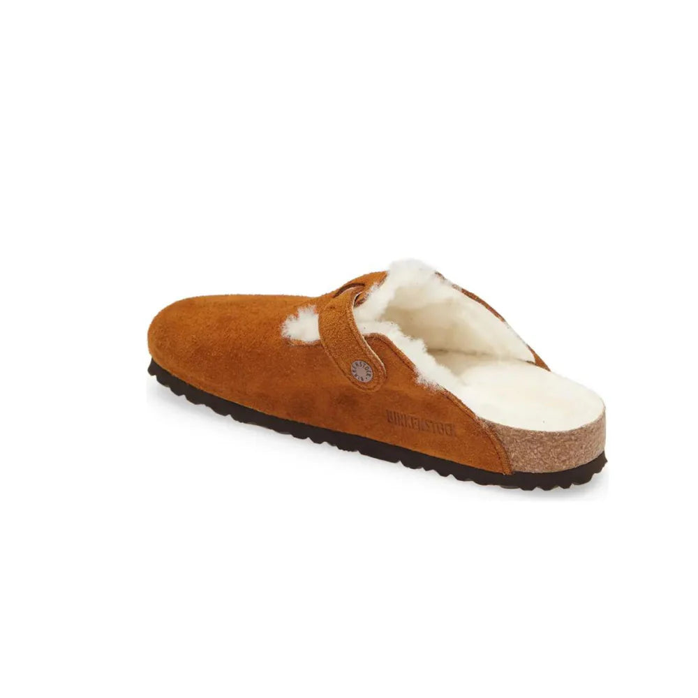 כפכפי בירקנשטוק | Birkenstock Boston Shearling Brown