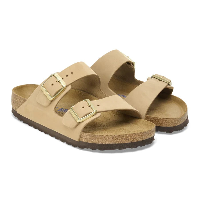 כפכף סנדל בירקנשטוק אריזונה בצבע בז' – Birkenstock Arizona