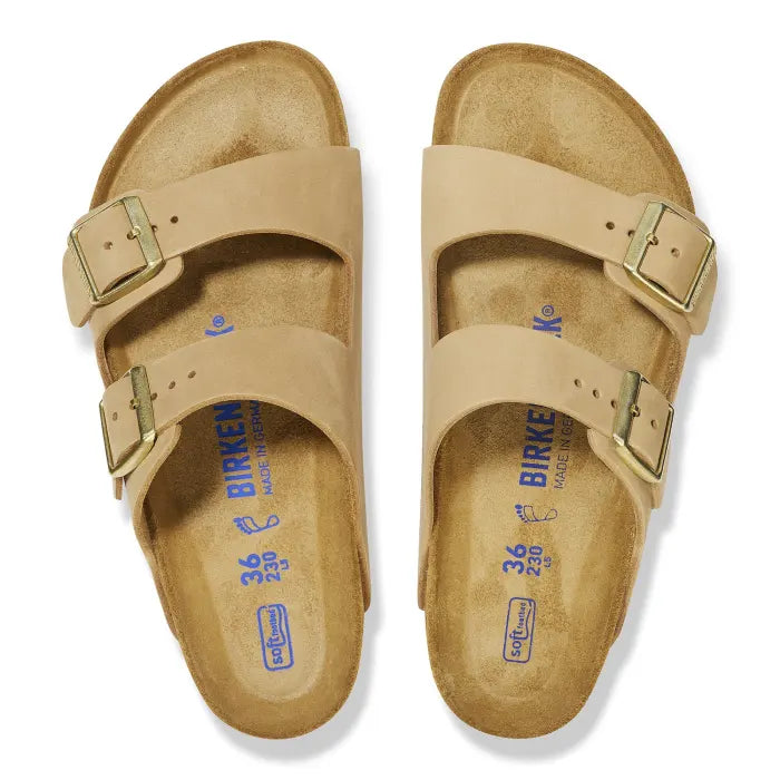 כפכף סנדל בירקנשטוק אריזונה בצבע בז' – Birkenstock Arizona