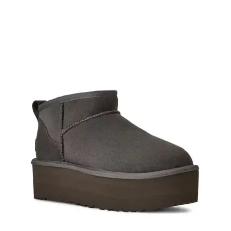 UGG Classic Ultra Mini Platfor בצבע אפור כהה