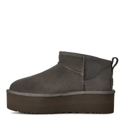 UGG Classic Ultra Mini Platfor בצבע אפור כהה