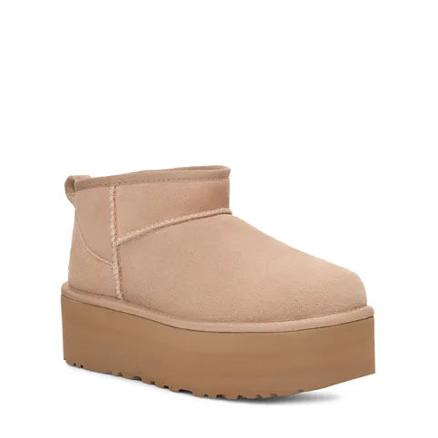UGG Classic Ultra Mini Platform בצבע חול
