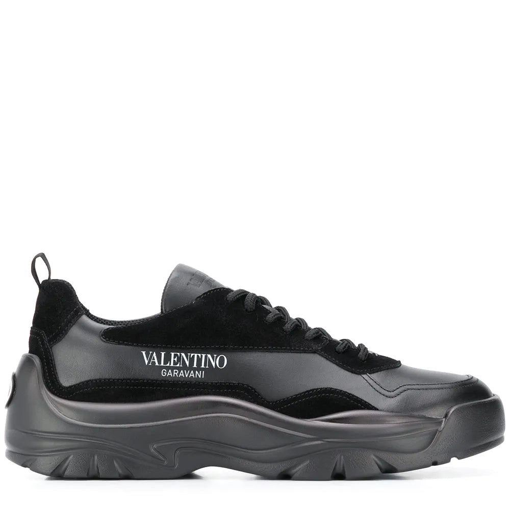 נעל של ולנטינו צבע שחור – Valentino GUMBOY CALFSKIN SNEAKER