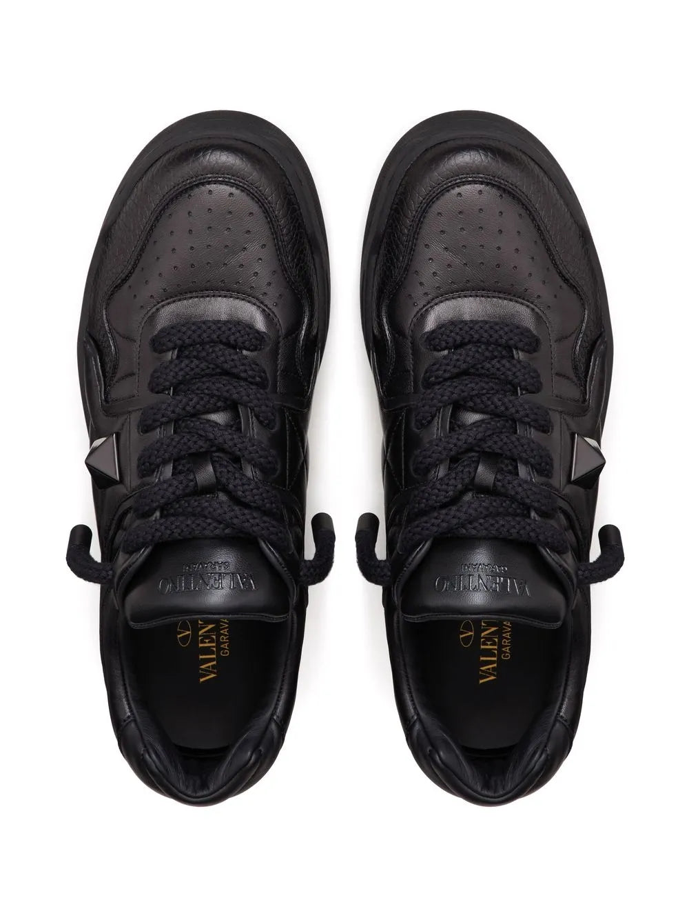 נעל של ולנטינו צבע שחור – Valentino LOW TOP SNEAKER IN NAPPA