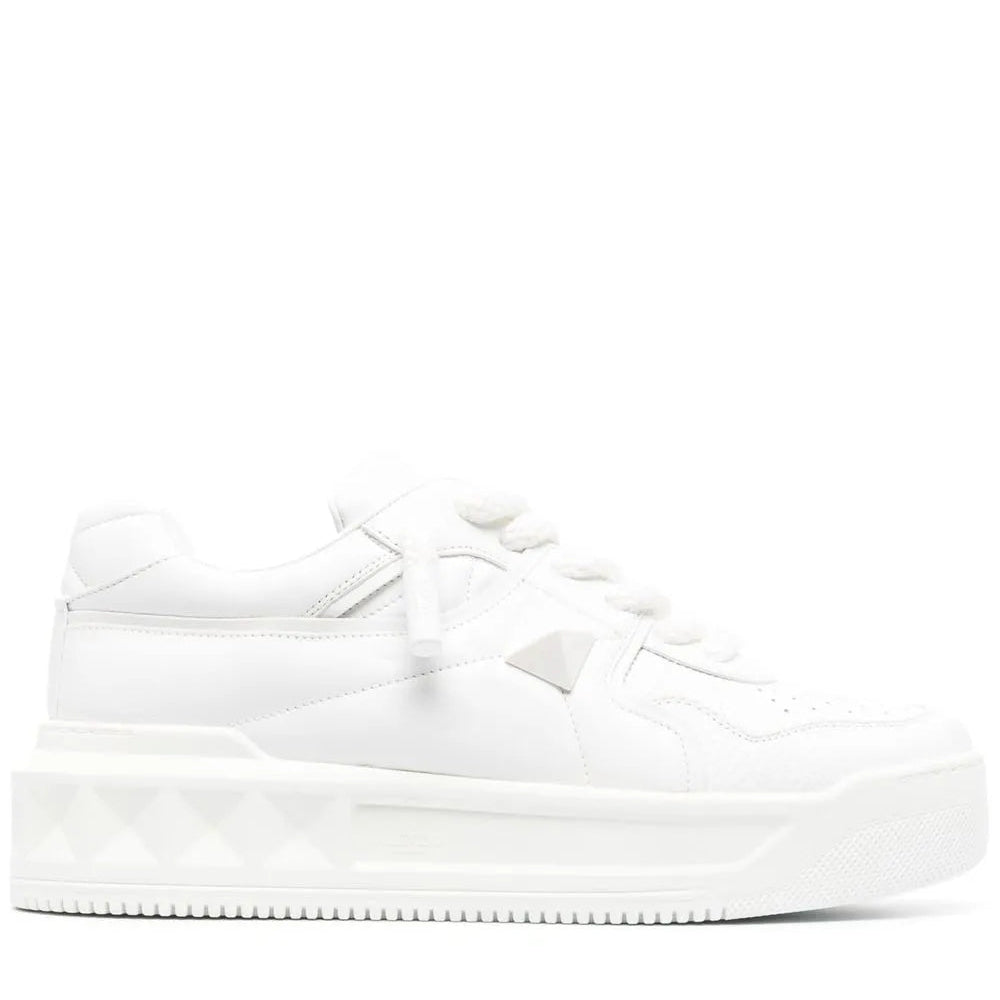 נעל של ולנטינו צבע לבן – Valentino LOW TOP SNEAKER IN NAPPA