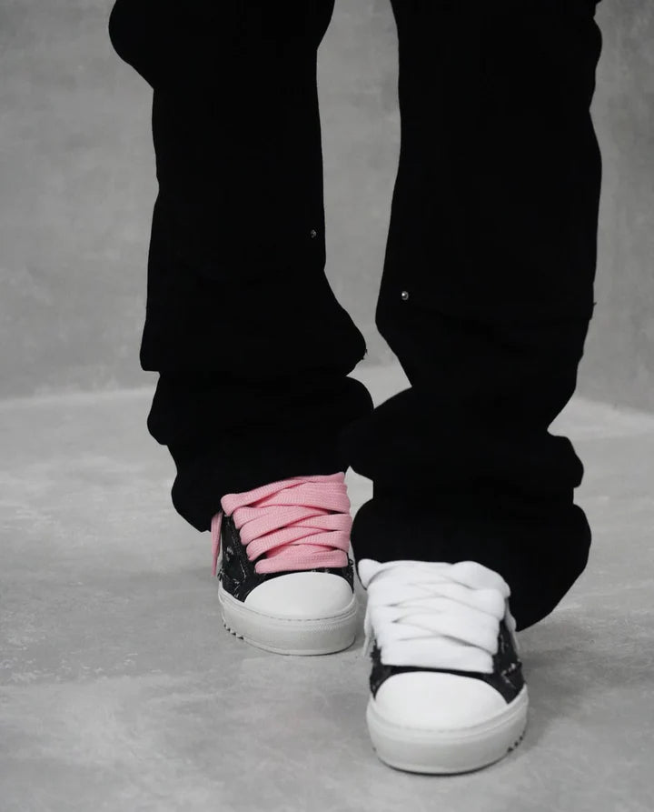 NUMERIŚ ATELIER- ‘PINK DENIM’ נעלי סניקרס נומריס פינק דנים