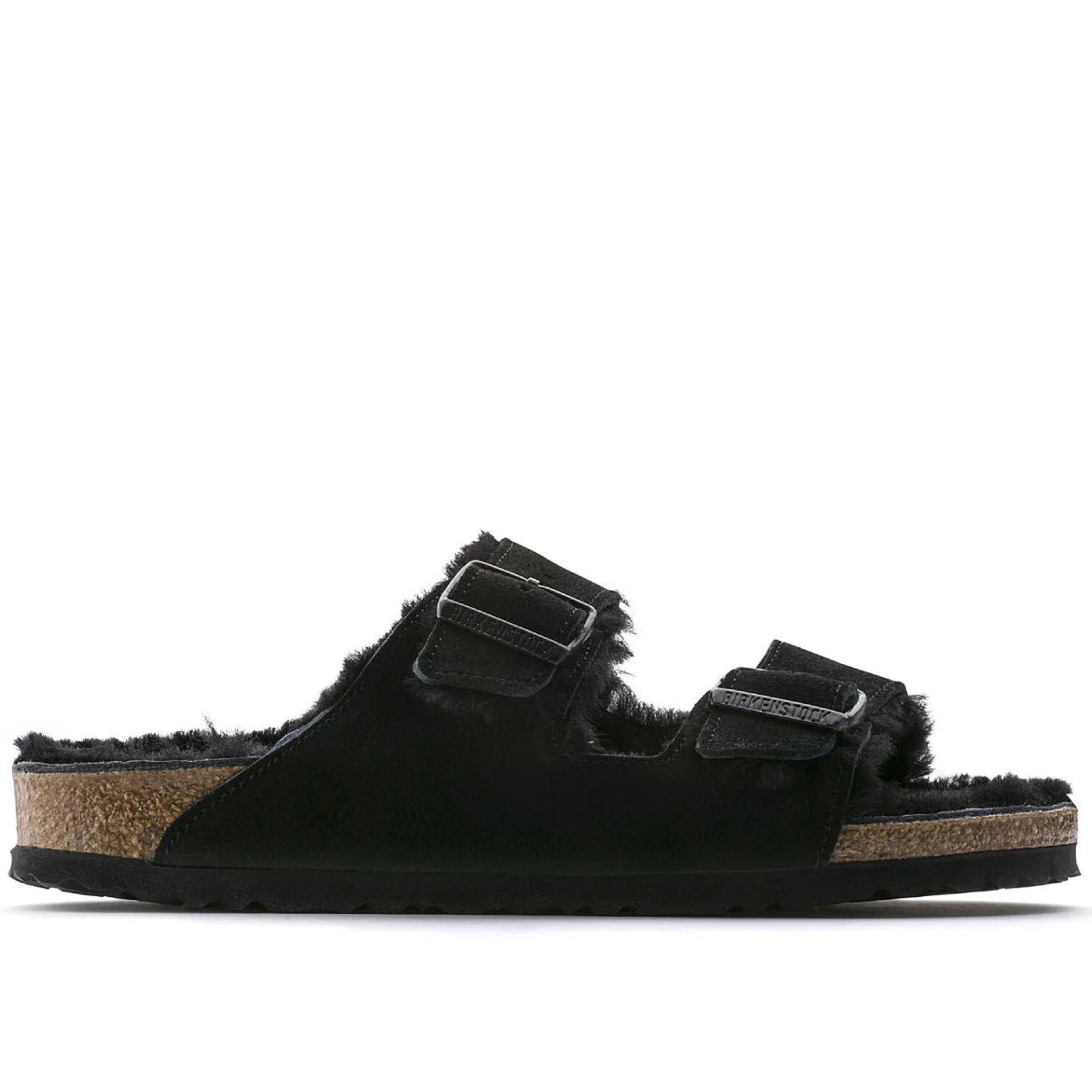 כפכפי בירקנשטוק | Birkenstock Arizona fur All Black