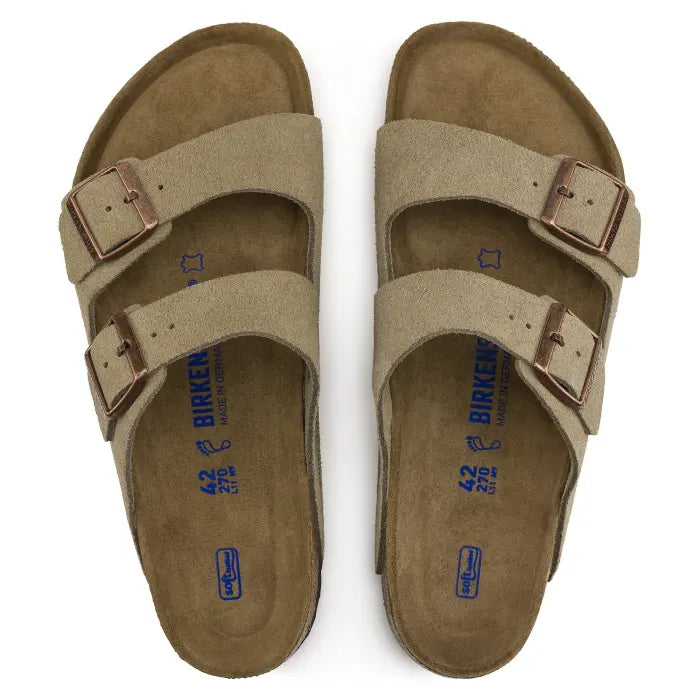 כפכף סנדל בירקנשטוק אריזונה בצבע אפור – Birkenstock Arizona