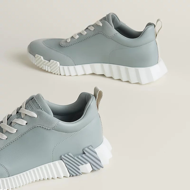 נעל הרמס בצבע לבן ותכלת – Hermes Bouncing Sneaker