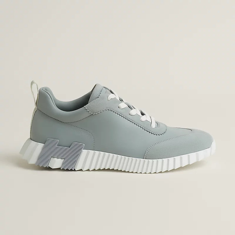 נעל הרמס בצבע לבן ותכלת – Hermes Bouncing Sneaker