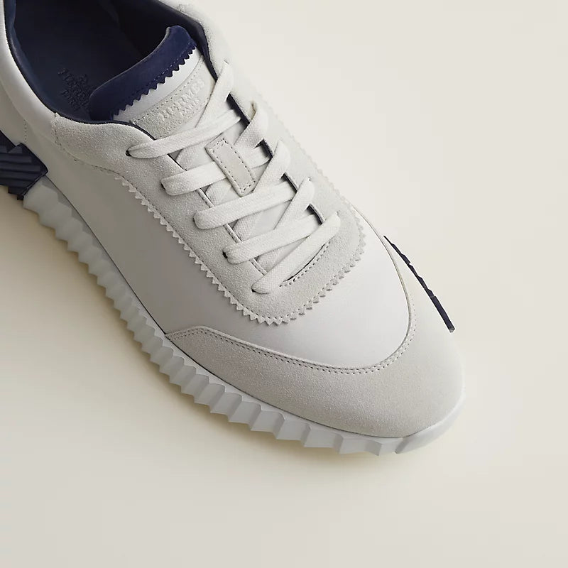 נעל הרמס בצבע לבן וכחול – Hermes Bouncing Sneaker
