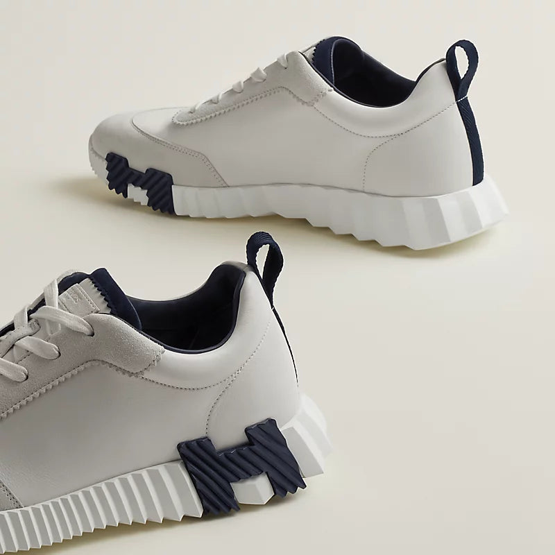 נעל הרמס בצבע לבן וכחול – Hermes Bouncing Sneaker