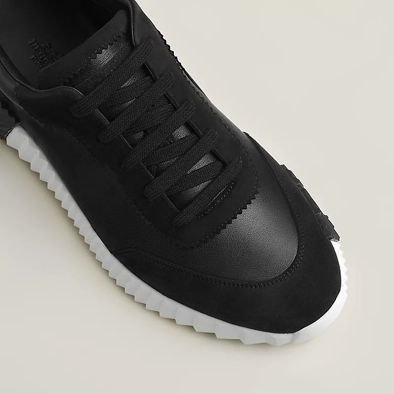 נעל הרמס בצבע שחור ולבן – Hermes Bouncing Sneaker