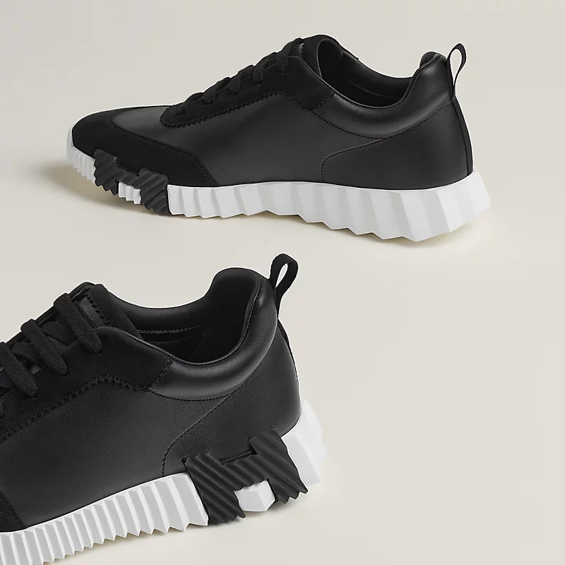 נעל הרמס בצבע שחור ולבן – Hermes Bouncing Sneaker