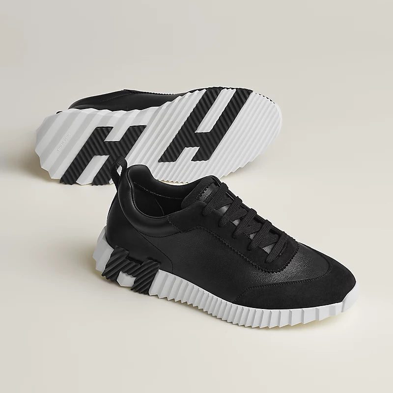 נעל הרמס בצבע שחור ולבן – Hermes Bouncing Sneaker