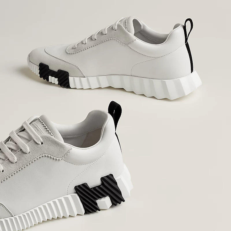 נעל הרמס בצבע לבן ושחור – Hermes Bouncing Sneaker