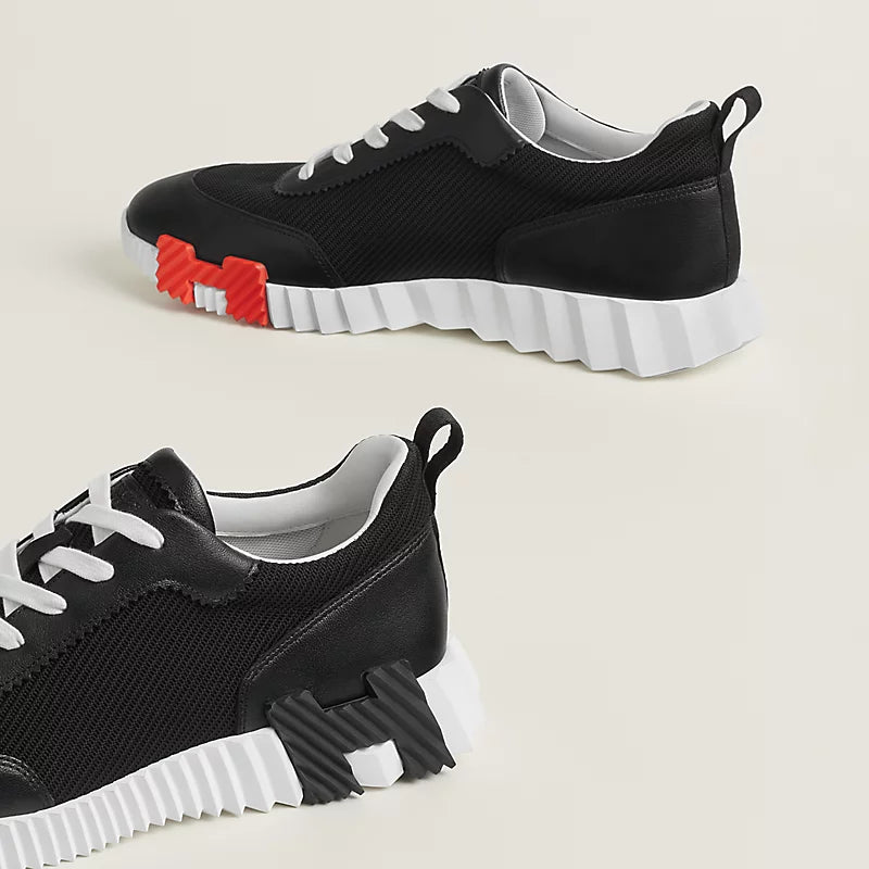 נעל הרמס בצבע שחור וכתום – Hermes Bouncing Sneaker