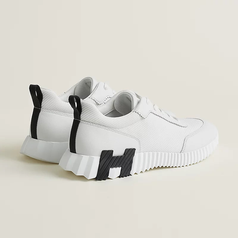 נעל הרמס בצבע לבן וכתום – Hermes Bouncing Sneaker