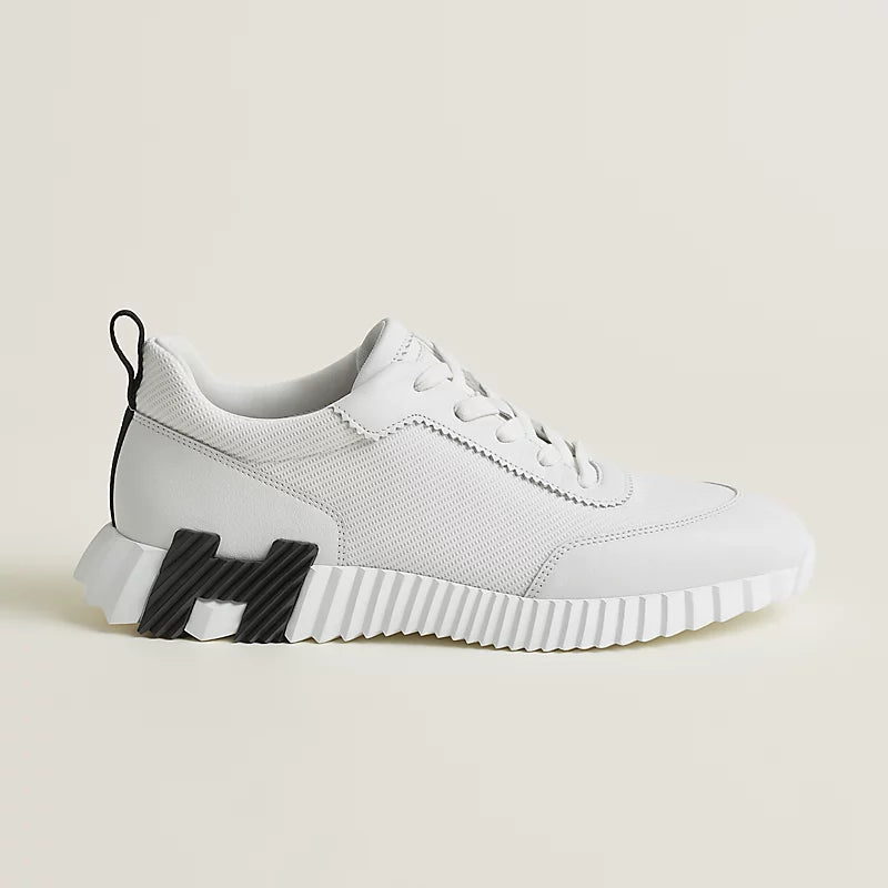 נעל הרמס בצבע לבן וכתום – Hermes Bouncing Sneaker