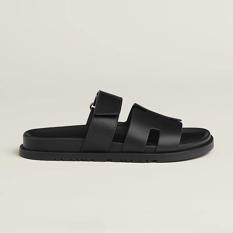 כפכף הרמס לגבר צבע שחור – Hermes Chypre Sandal
