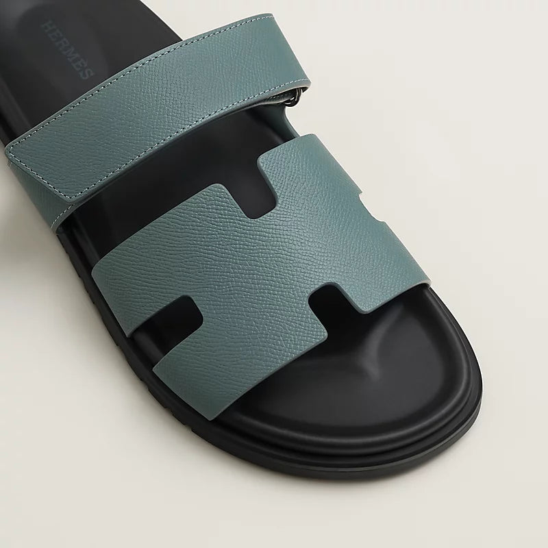 כפכף הרמס לגבר צבע כחול – Hermes Chypre Sandal