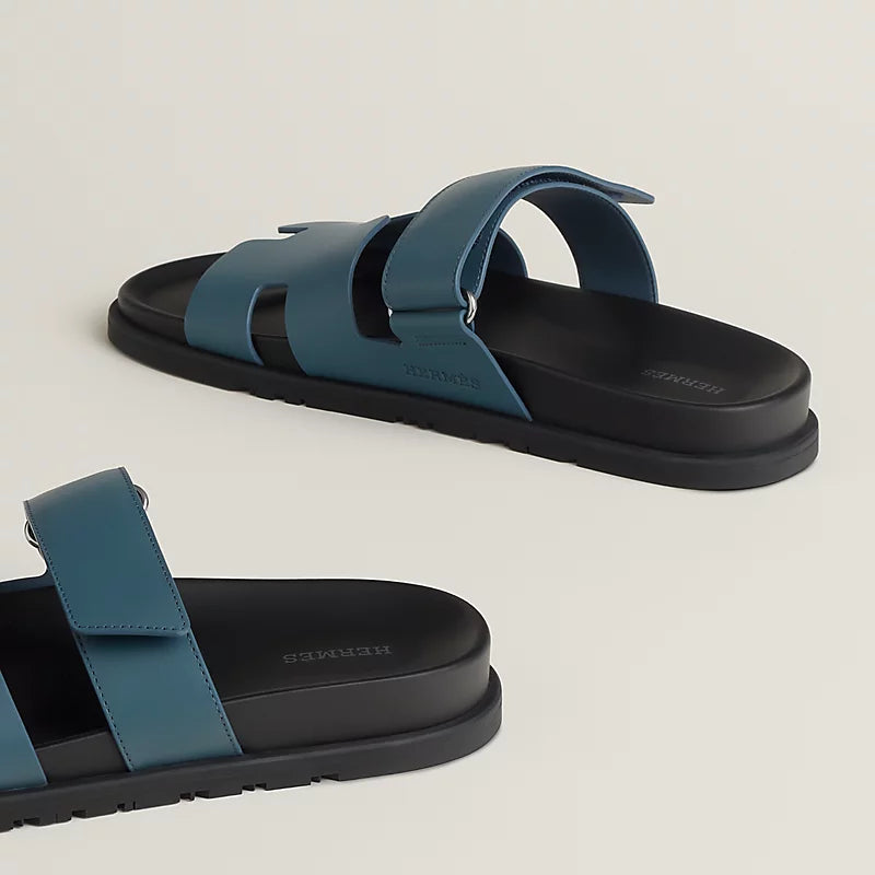 כפכף הרמס לגבר צבע כחול  – Hermes Chypre Sandal