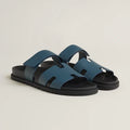 כפכף הרמס לגבר צבע כחול  – Hermes Chypre Sandal