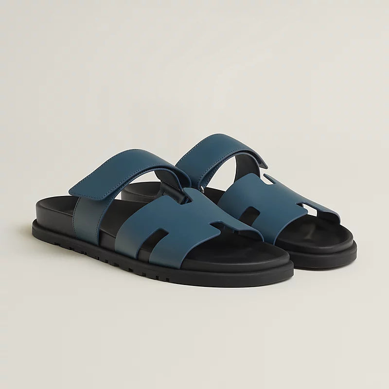 כפכף הרמס לגבר צבע כחול  – Hermes Chypre Sandal