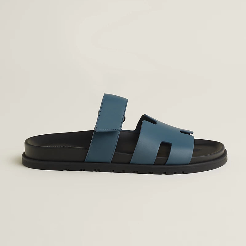כפכף הרמס לגבר צבע כחול  – Hermes Chypre Sandal