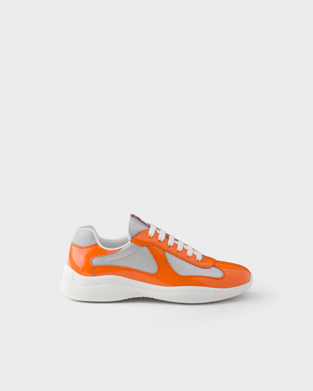 Prada America's Cup Patent Papaya Silver