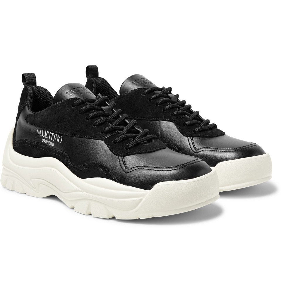 נעל של ולנטינו צבע שחור ולבן – Valentino GUMBOY CALFSKIN