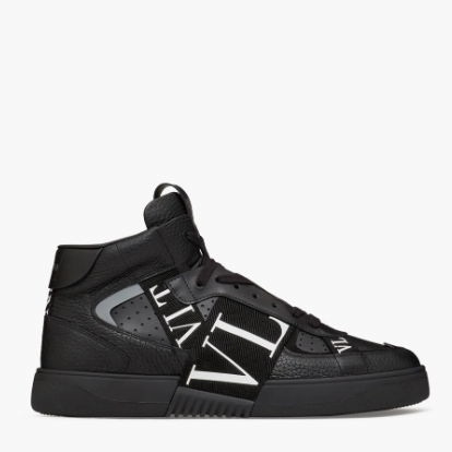 נעל של ולנטינו צבע שחור – Valentino MID TOP VL7N SNEAKER