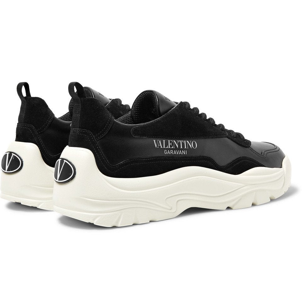 נעל של ולנטינו צבע שחור ולבן – Valentino GUMBOY CALFSKIN