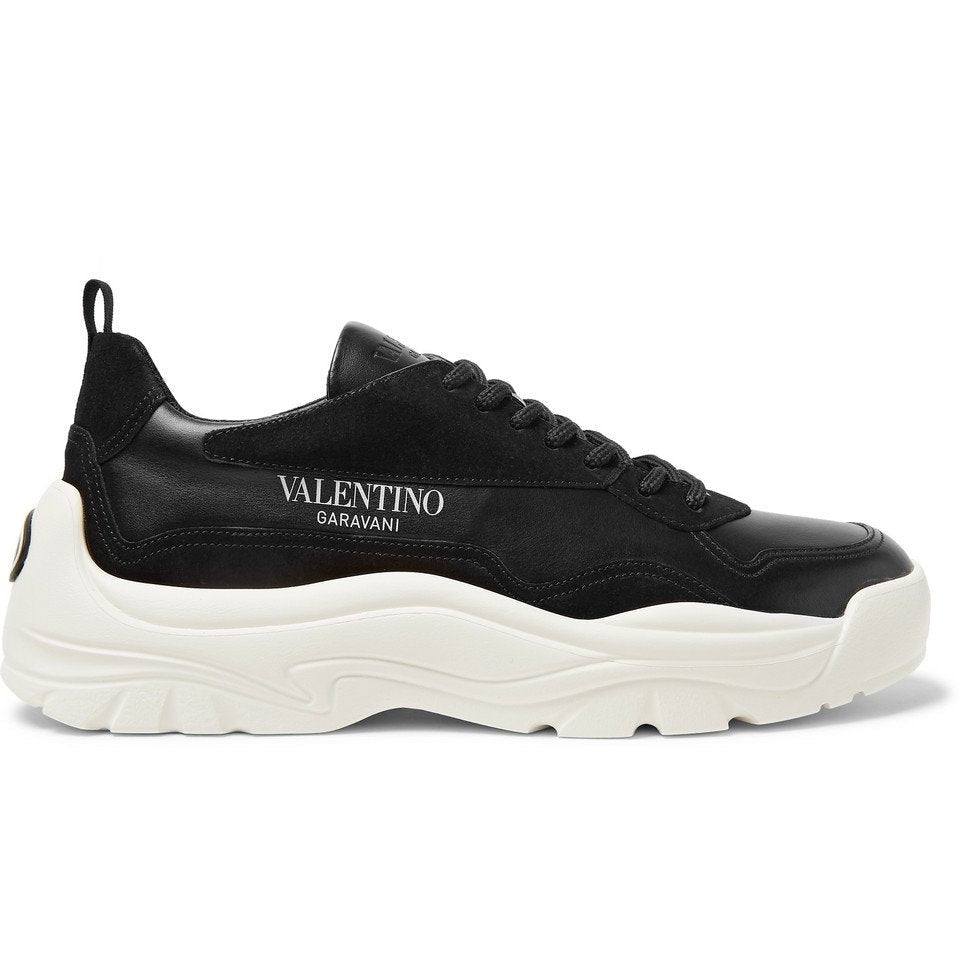 נעל של ולנטינו צבע שחור ולבן – Valentino GUMBOY CALFSKIN