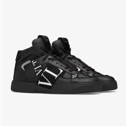 נעל של ולנטינו צבע שחור – Valentino MID TOP VL7N SNEAKER