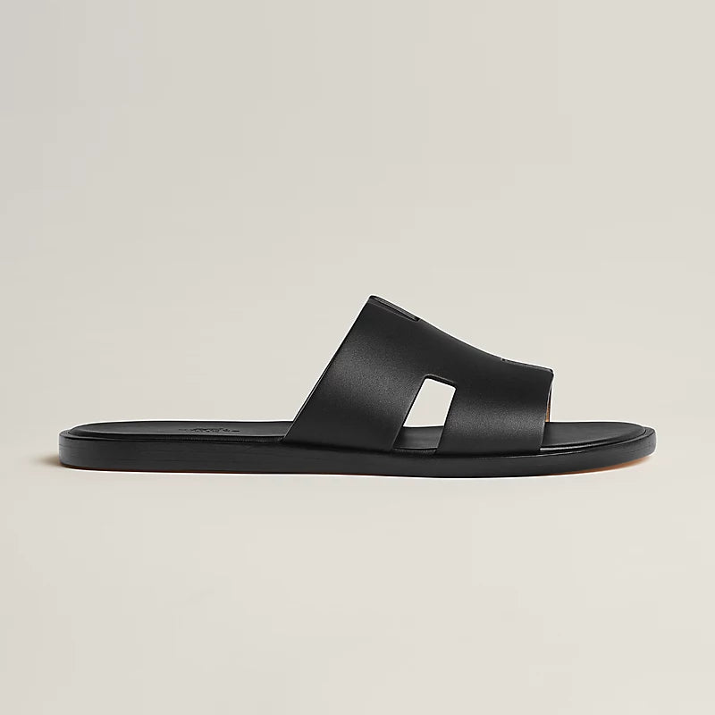 כפכף הרמס לגבר בצבע שחור - Hermes Izmir sandal