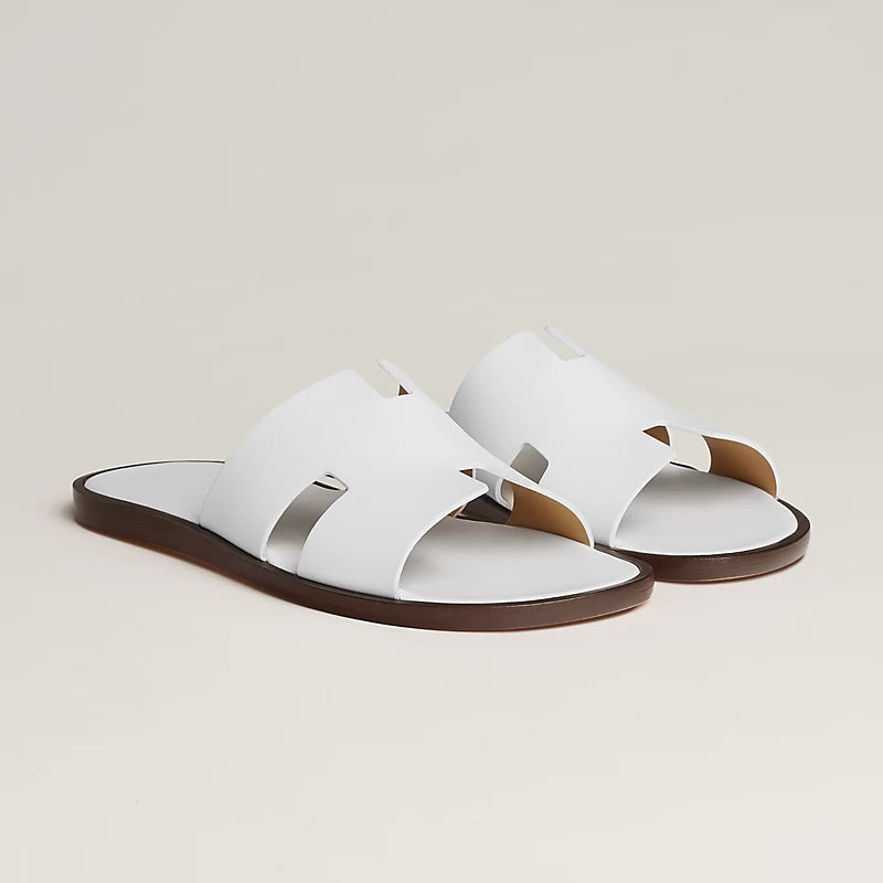 כפכף הרמס לגבר בצבע לבן - Hermes Izmir sandal