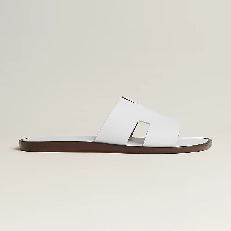 כפכף הרמס לגבר בצבע לבן - Hermes Izmir sandal