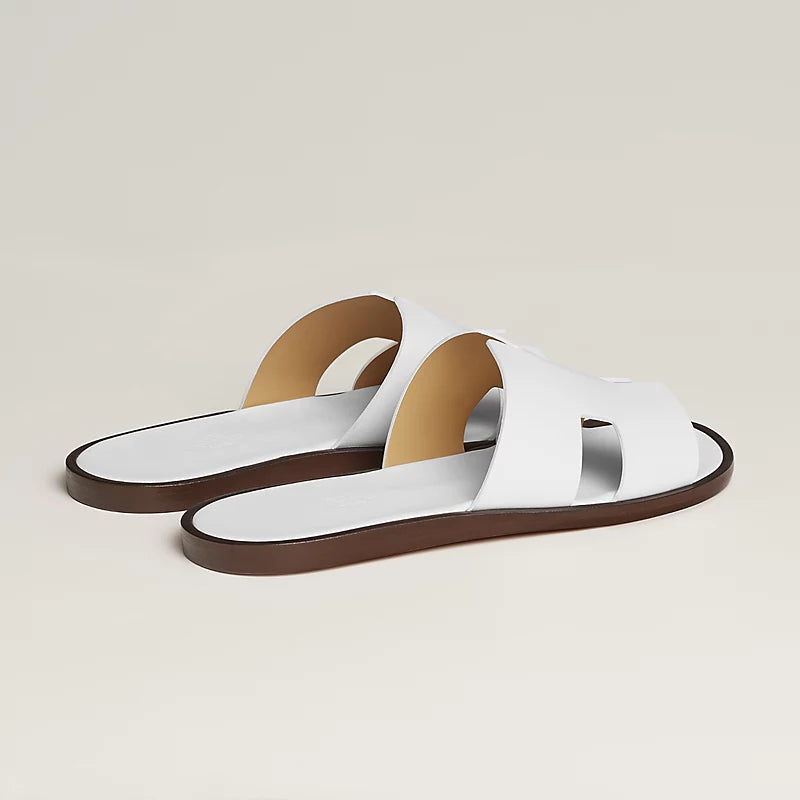 כפכף הרמס לגבר בצבע לבן - Hermes Izmir sandal