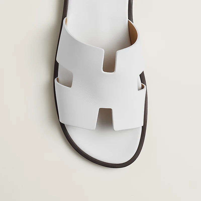 כפכף הרמס לגבר בצבע לבן - Hermes Izmir sandal