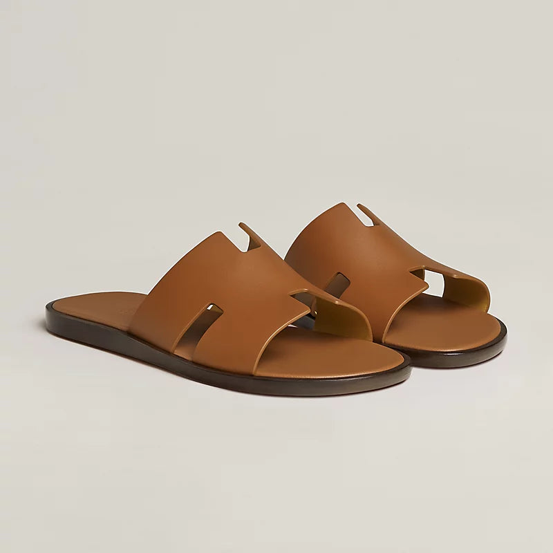 כפכף הרמס לגבר בצבע חום - Hermes Izmir sandal