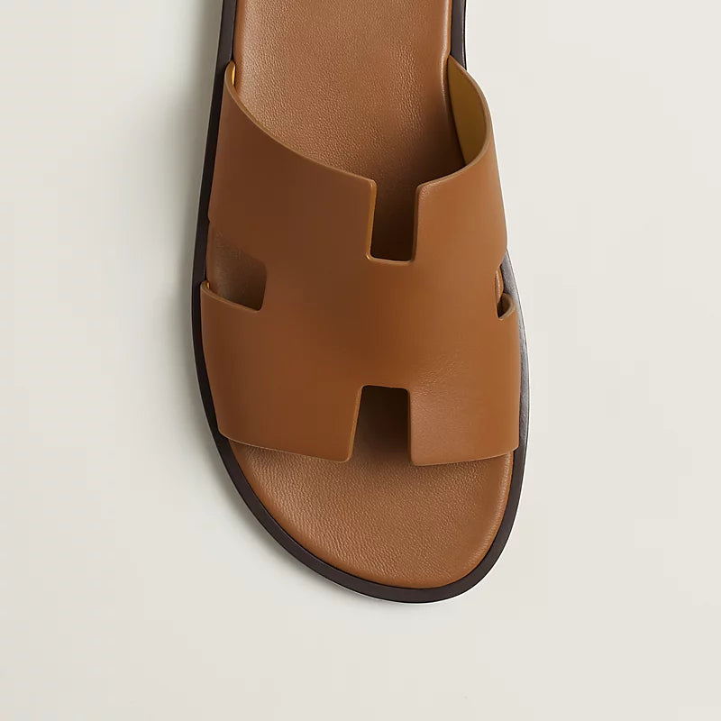 כפכף הרמס לגבר בצבע חום - Hermes Izmir sandal