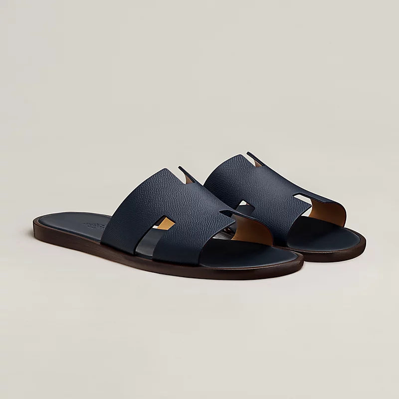 כפכף הרמס לגבר בצבע כחול - Hermes Izmir sandal