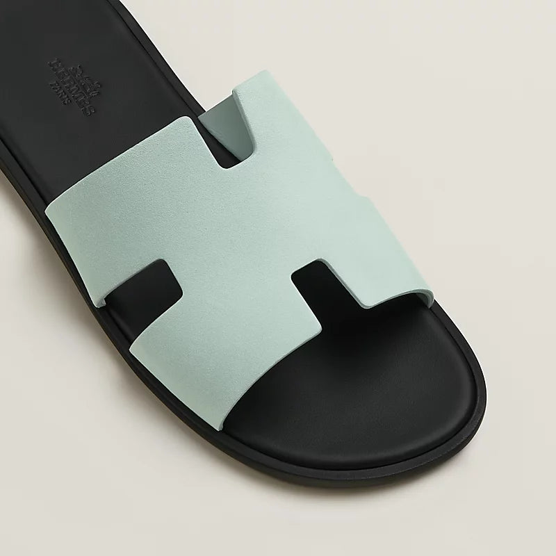 כפכף הרמס לגבר בצבע כחול קרח - Hermes Izmir sandal