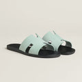כפכף הרמס לגבר בצבע כחול קרח - Hermes Izmir sandal