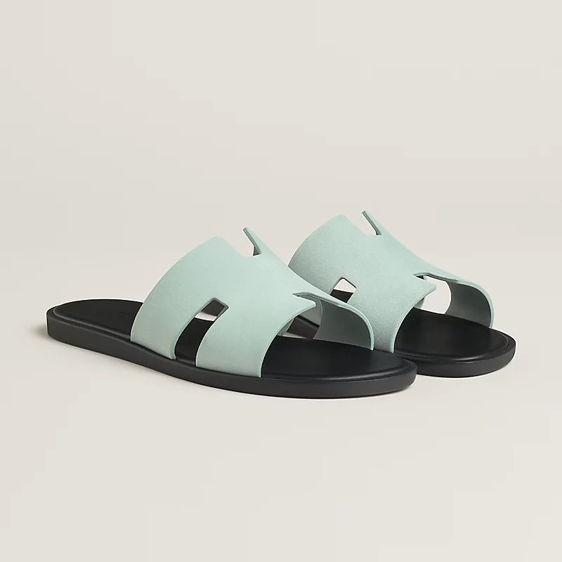 כפכף הרמס לגבר בצבע כחול קרח - Hermes Izmir sandal