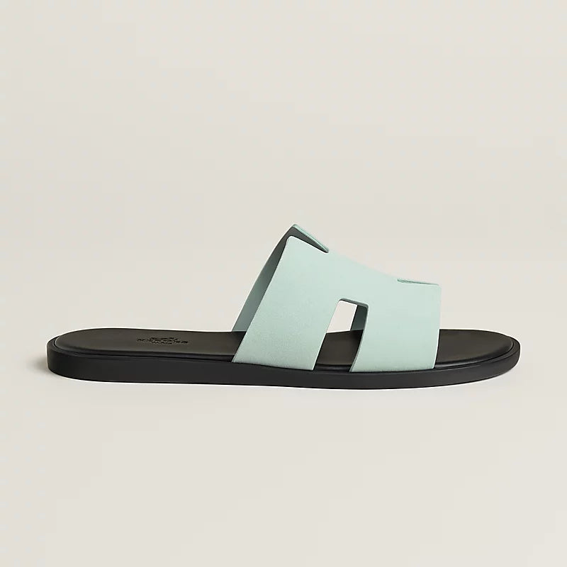כפכף הרמס לגבר בצבע כחול קרח - Hermes Izmir sandal