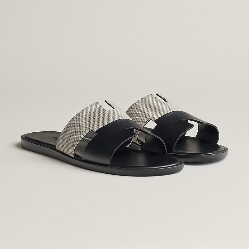 כפכף הרמס לגבר צבע שחור אפור – Hermes Izmir sandal