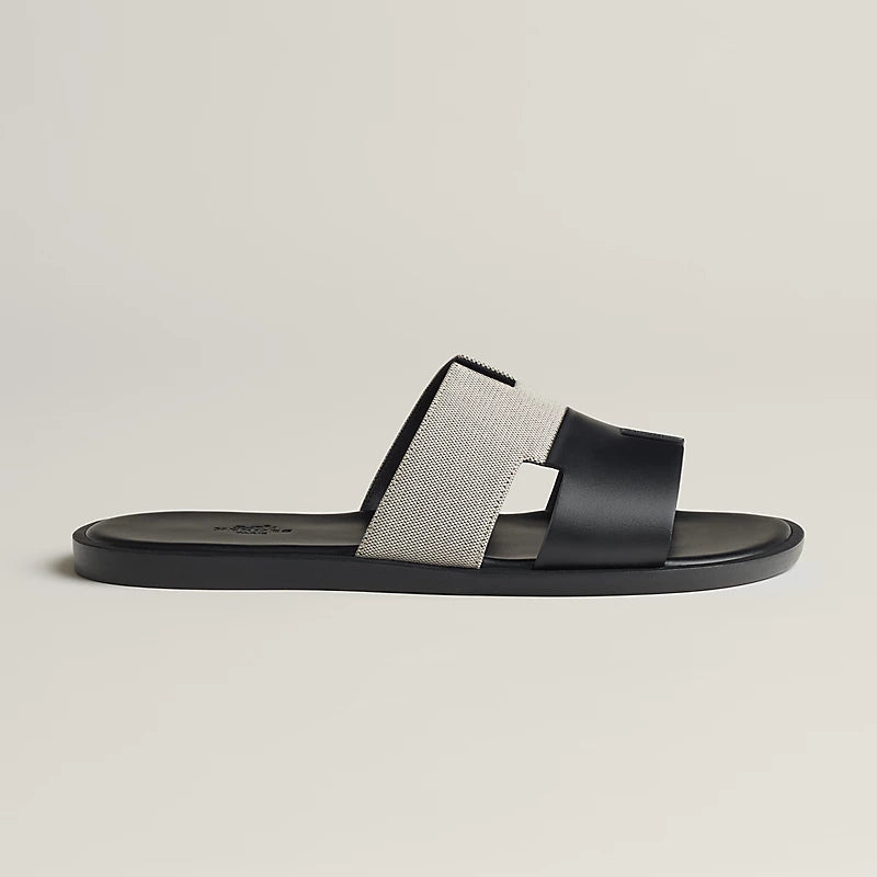 כפכף הרמס לגבר צבע שחור אפור – Hermes Izmir sandal